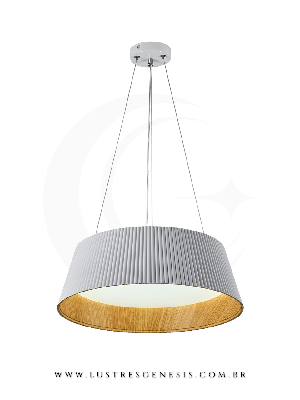 Plafon redondo preto com LED quente de 3600 l&uacute;mens, modelo Nexo &Oslash;38cm, ideal para quartos, sala de estar, corredor, hall e escrit&oacute;rio.